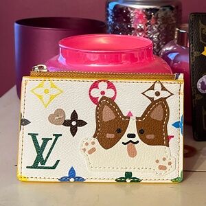LV MONOGRAM Cute Corgi Coin Pouch DL CC HOLDER NEW! 

Size: 3.9 x 2.8 inches